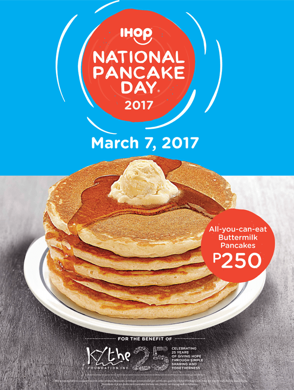 IHOP National Pancake Day 2017 The Peach Kitchen