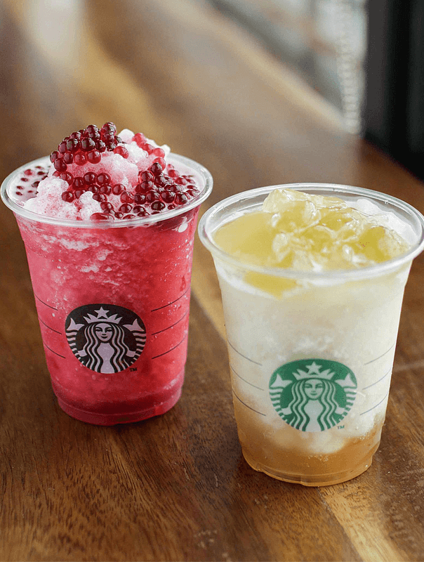 Starbucks Teavana Frozen Teas New Food Items The Peach Kitchen