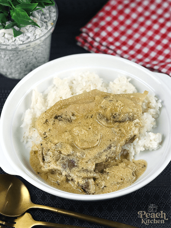 Creamy Mushrooms Pork Chops